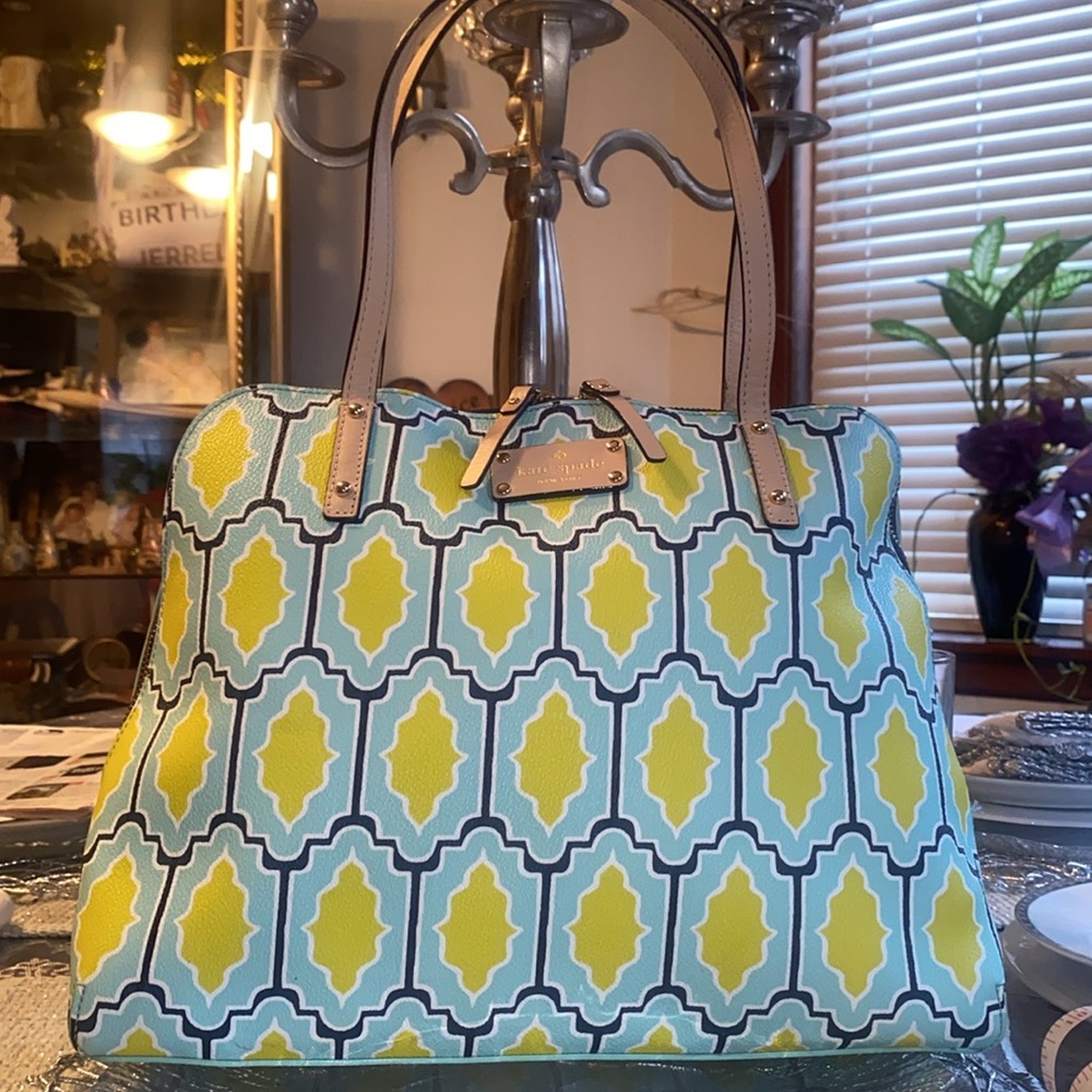 KATE SPADE Cabana Tile Tote/shoulder bag!